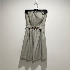 Banana Republic | Elegant Gray Strapless Dress